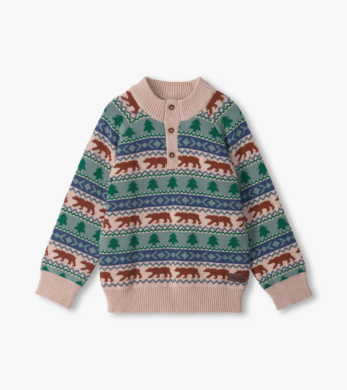 Big Bear Fair Isle Mock Neck Sweater