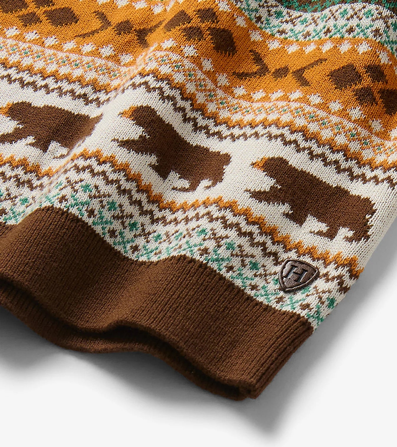 Baby Boys Forest Bear Crew Neck Sweater