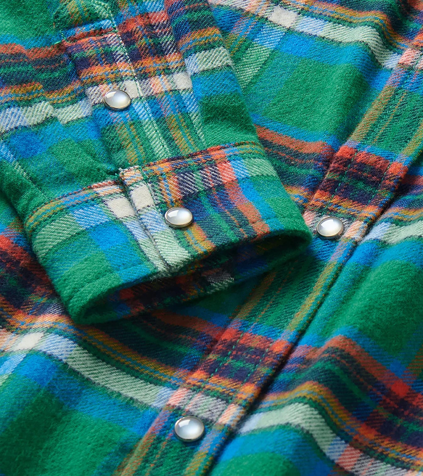Fresh Fall Plaid Button Down Shirt - Green