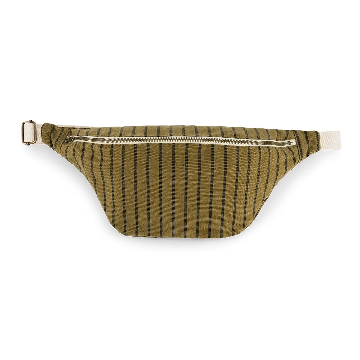 Women's Bum Bag Checkered - Tennis Stripes Olive