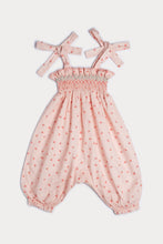Load image into Gallery viewer, Audrey Smocked Romper - Dots
