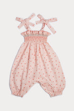 Load image into Gallery viewer, Audrey Smocked Romper - Dots
