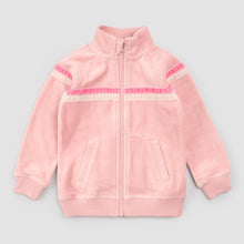 Load image into Gallery viewer, Retro Stripe Track Jacket - Pink