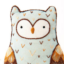 Load image into Gallery viewer, Horned Owl - Embroidery Kit