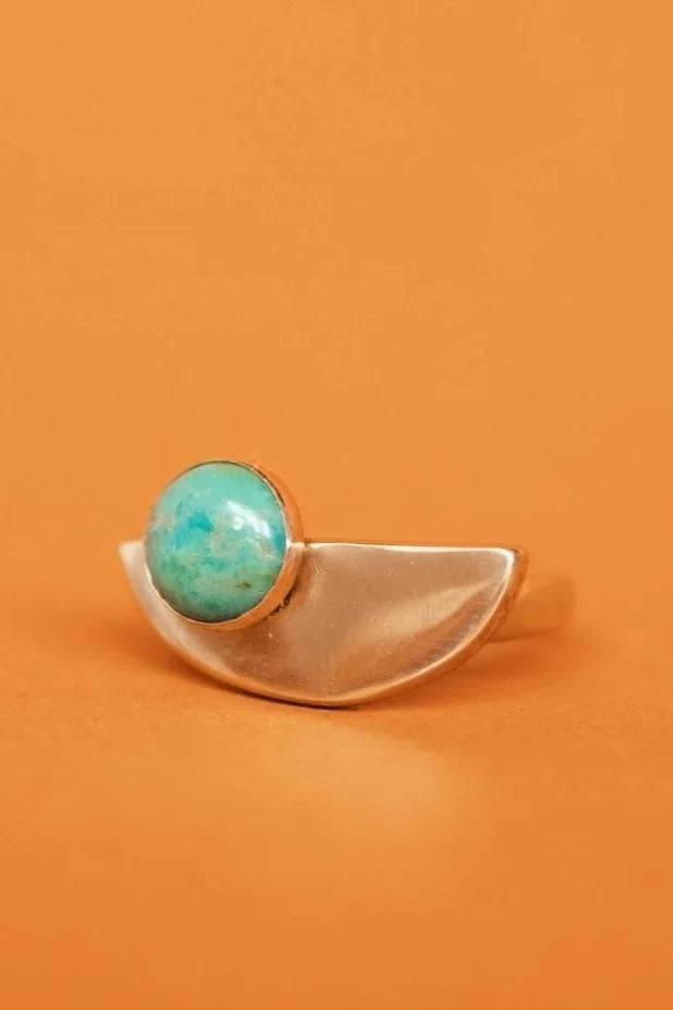 Halo Ring — Turquoise