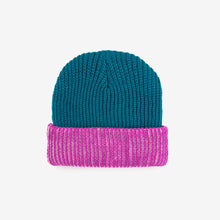 Load image into Gallery viewer, Stripe Cuff Plush Beanie