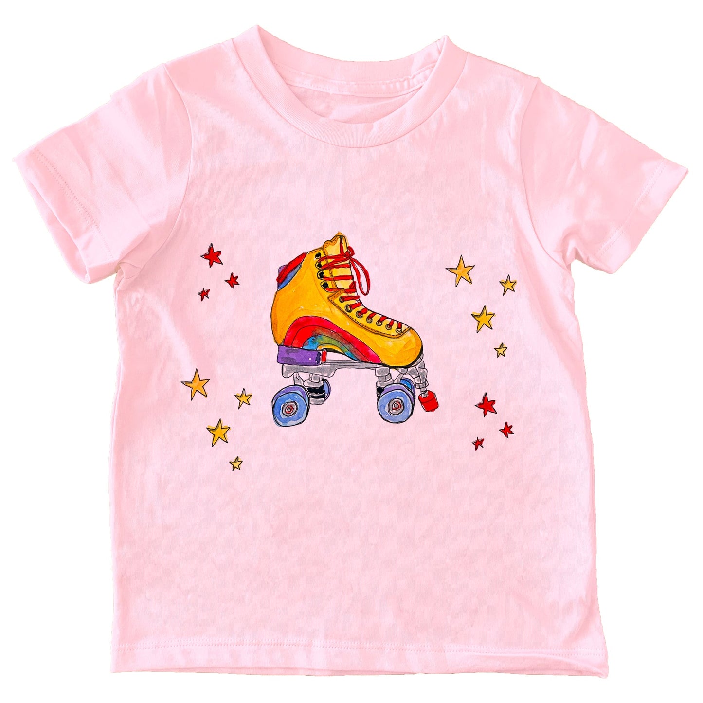 Pink Roller Skate Tee