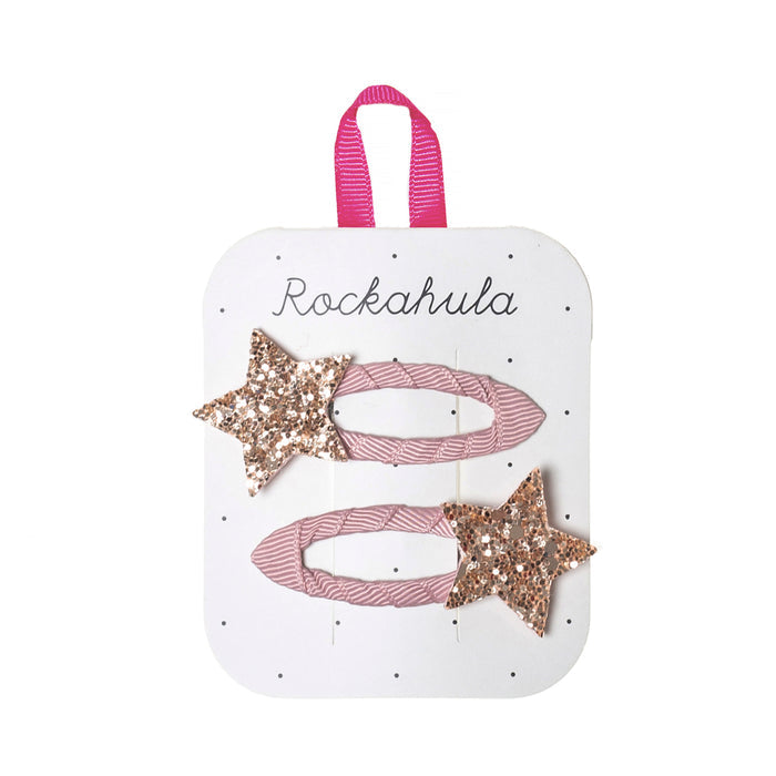 Starlight Hair Clips Pink
