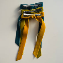 Load image into Gallery viewer, Velvet Hair Bows - Several Colors
