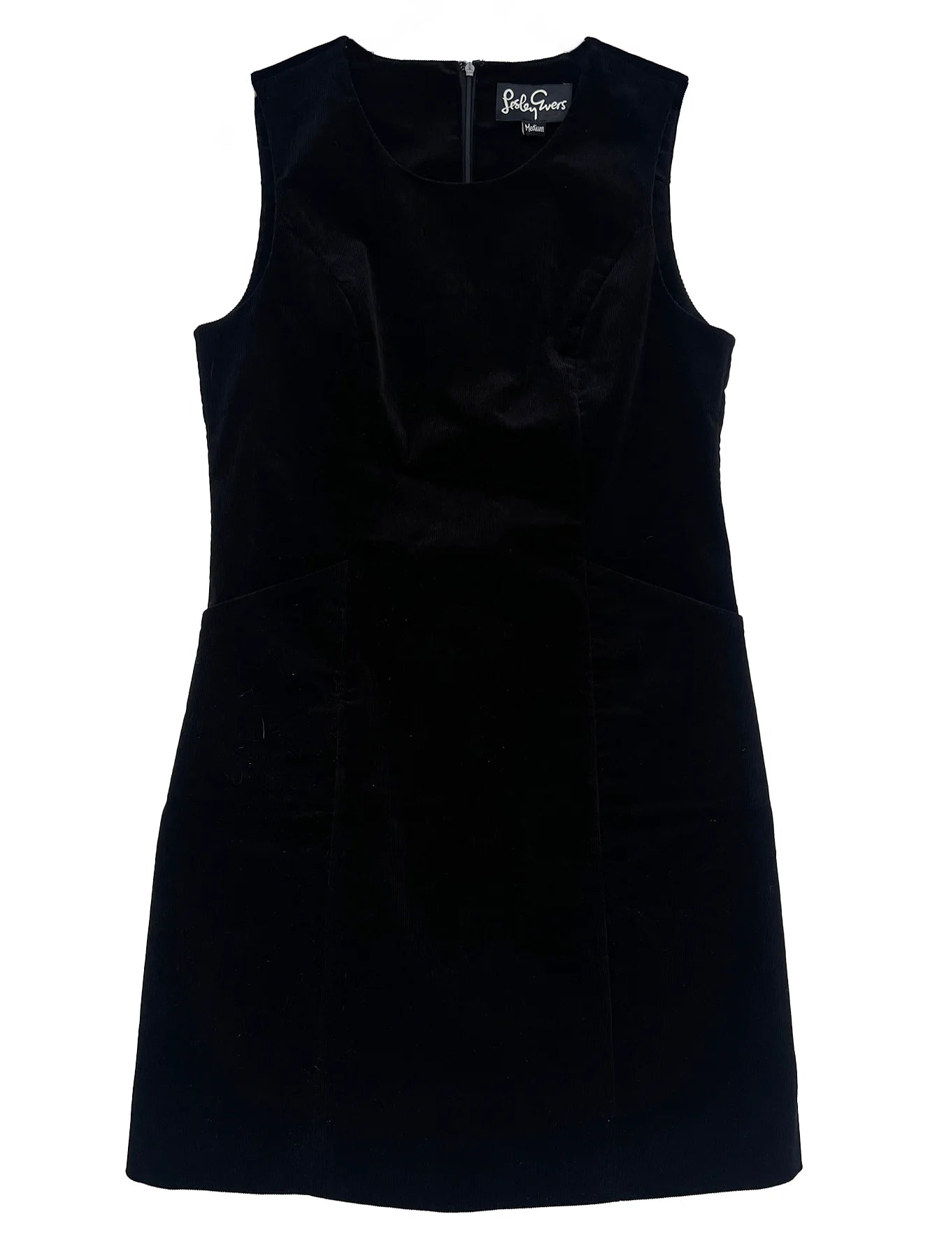 Beatrice Dress - Black Corduroy
