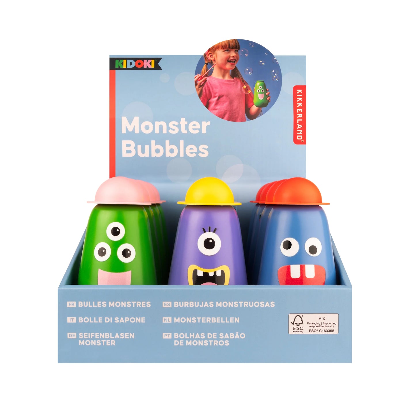 Kidoki Monster Bubbles - three styles
