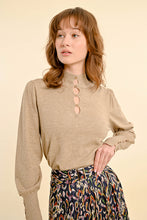 Load image into Gallery viewer, Detailed Knit Sweater - Beige