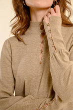 Load image into Gallery viewer, Detailed Knit Sweater - Beige