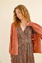 Load image into Gallery viewer, Heart Cardigan - Terracotta