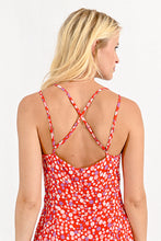 Load image into Gallery viewer, V-Neck Jumpsuit - Red Charlotte
