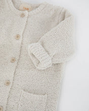 Load image into Gallery viewer, Long Sleeve Fuzzy Jumpsuit - Ecru