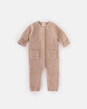 Load image into Gallery viewer, Long Sleeve Fuzzy Jumpsuit - Pecan