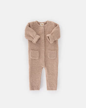 Load image into Gallery viewer, Long Sleeve Fuzzy Jumpsuit - Pecan