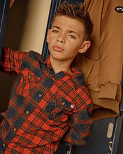 Load image into Gallery viewer, Holiday Plaid Flannel Shirt