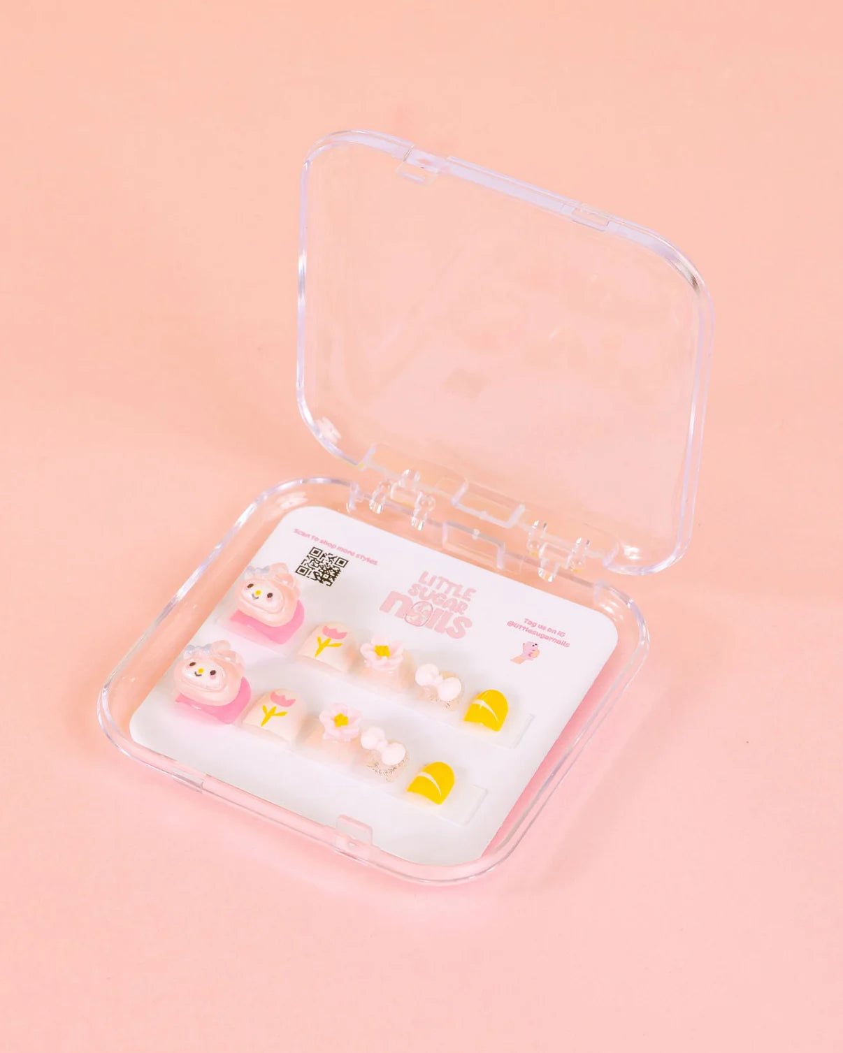 Little Sugar Nails - Flower + Bunny