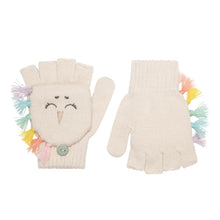 Load image into Gallery viewer, Rainbow Unicorn Knitted Gloves