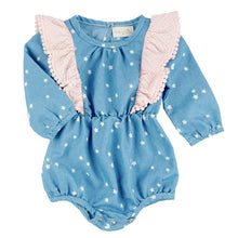 Load image into Gallery viewer, Ingrid Bubble Romper Nordic Sky