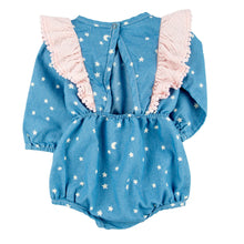 Load image into Gallery viewer, Ingrid Bubble Romper Nordic Sky