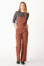 Load image into Gallery viewer, Stretch Denim Overalls - Olive
