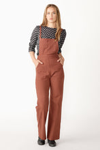 Load image into Gallery viewer, Stretch Denim Overalls - Olive