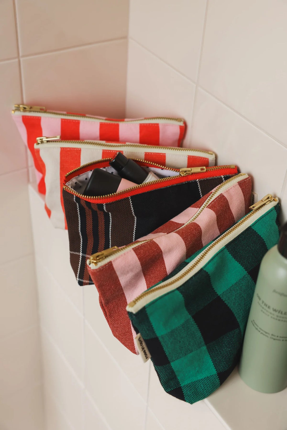 Pouch - Sofia Stripes Orchard/Tomato