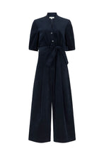 Load image into Gallery viewer, Stella Needlecord Navy Black Jumpsuit