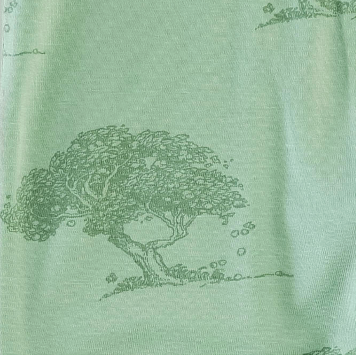 Short Sleeve Ringer Tee - Apple Tree