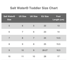 Load image into Gallery viewer, Salt Water Sandals - Black *Last Pair*