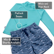 Load image into Gallery viewer, Kids UV Rashguard Top | Lagoon