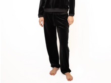 Load image into Gallery viewer, Velour Pants - Black