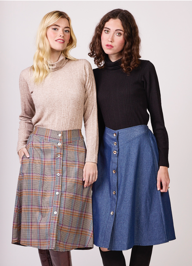 Plaid Western Skirt