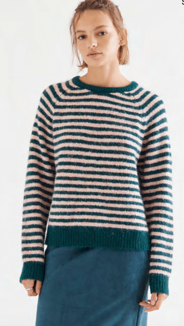 Stripe Sweater - Pink/Teal