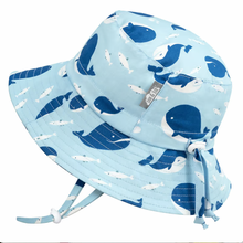 Load image into Gallery viewer, Kids Cotton Bucket Hats | Blue Whale