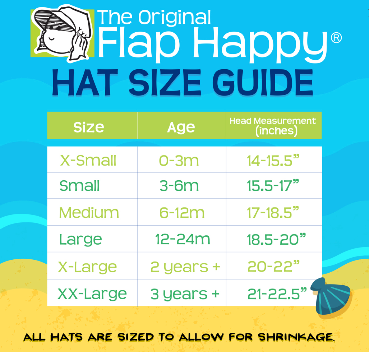 Kids UPF50+ Sun Hat - Chambray