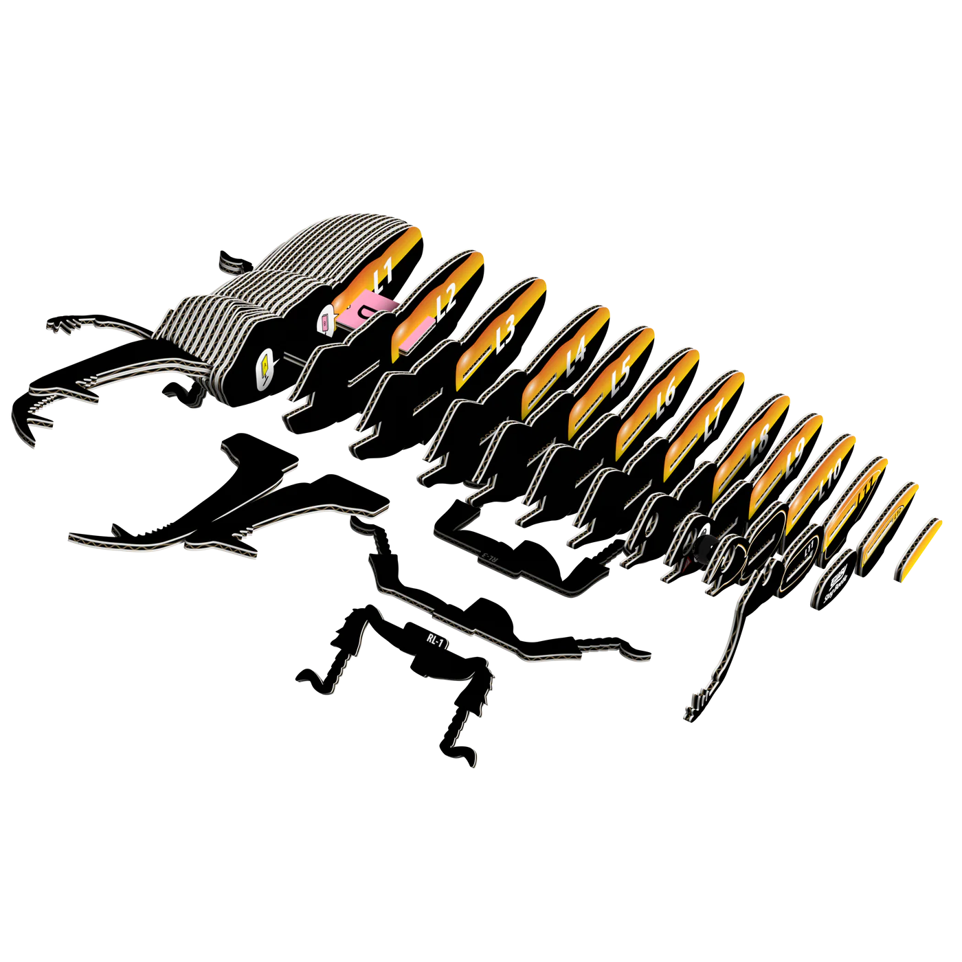 Eugy Stag Beetle 3D Puzzle