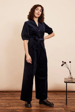 Load image into Gallery viewer, Stella Needlecord Navy Black Jumpsuit