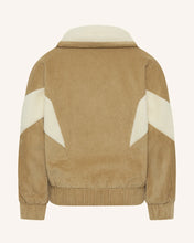 Load image into Gallery viewer, Corduroy Sherpa Zip Jacket