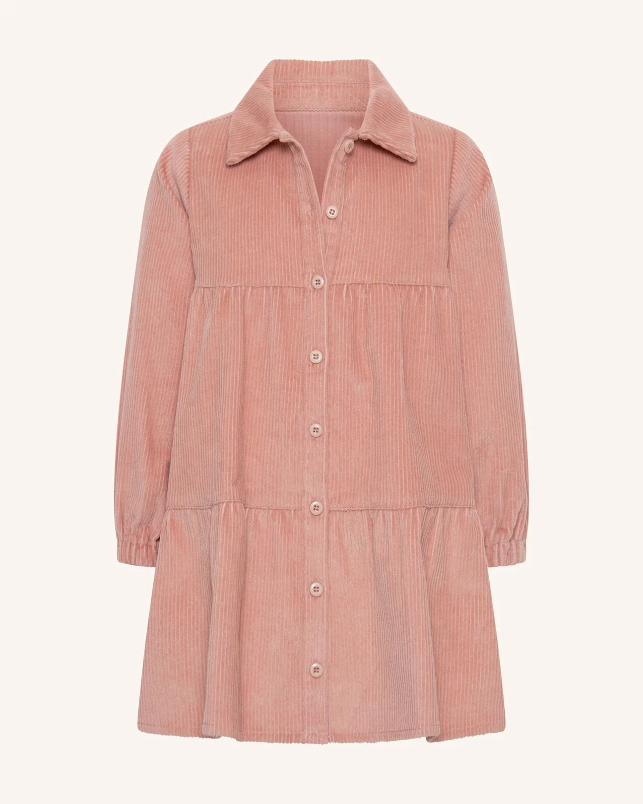 Corduroy Tiered Dress
