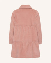 Load image into Gallery viewer, Corduroy Tiered Dress - Dusty Rose