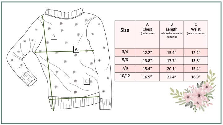 Kids Pom Pom Scalloped Neck Sweater
