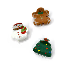 Load image into Gallery viewer, Christmas Hair Claw Clips Festive & Fun Holiday Accessories