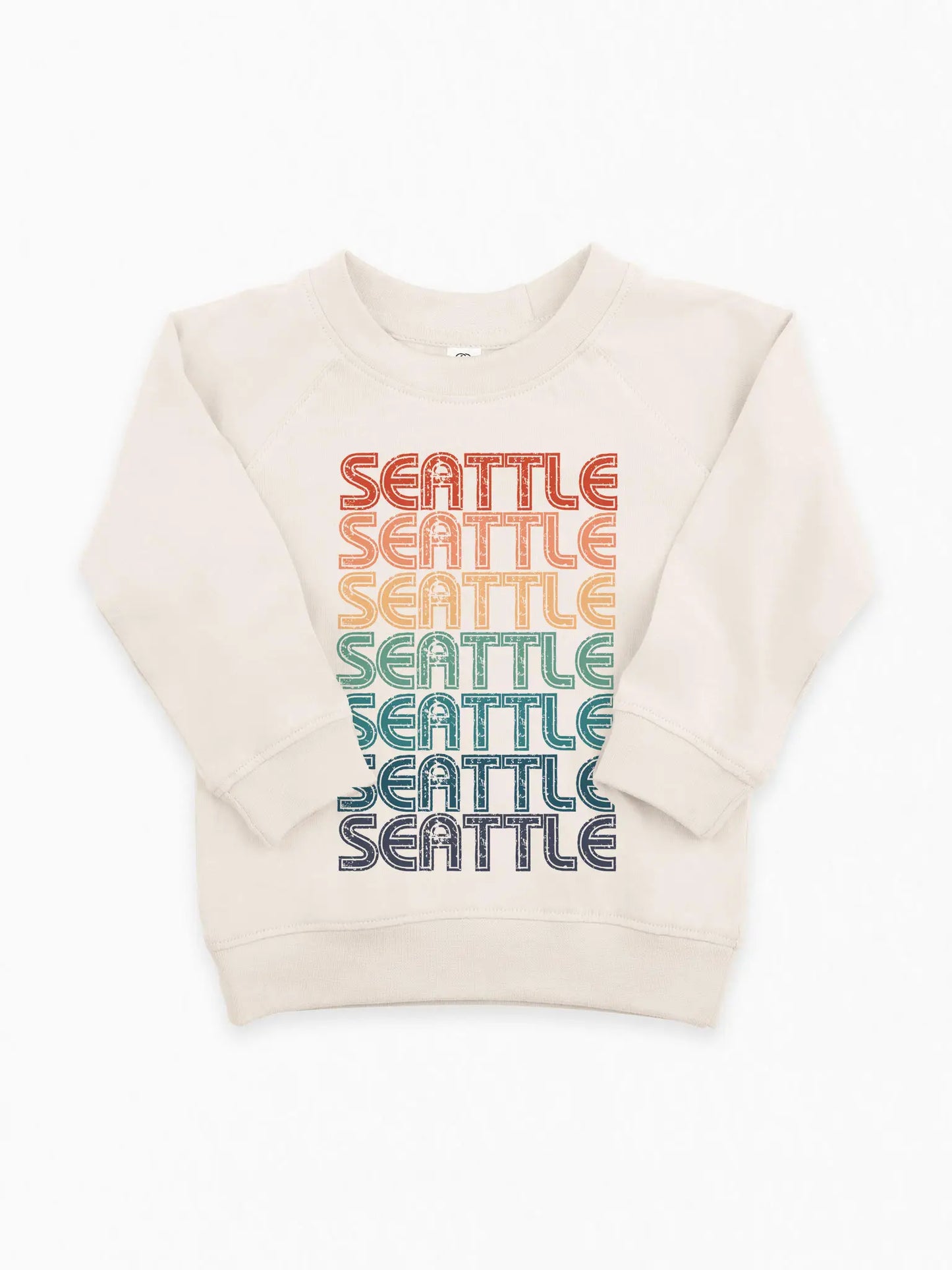Retro Repeat Rainbow Pullover - Seattle
