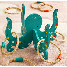 Load image into Gallery viewer, Happy Octopus Wooden Hoopla