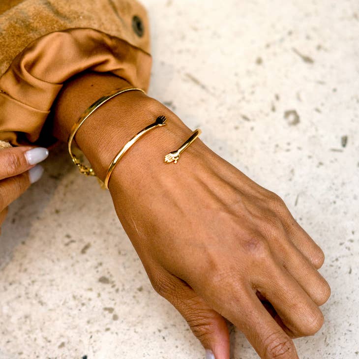 Zoe 18K Gold Plated Bracelet