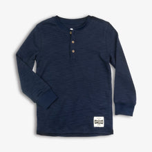 Load image into Gallery viewer, Thermal Henley - Indigo